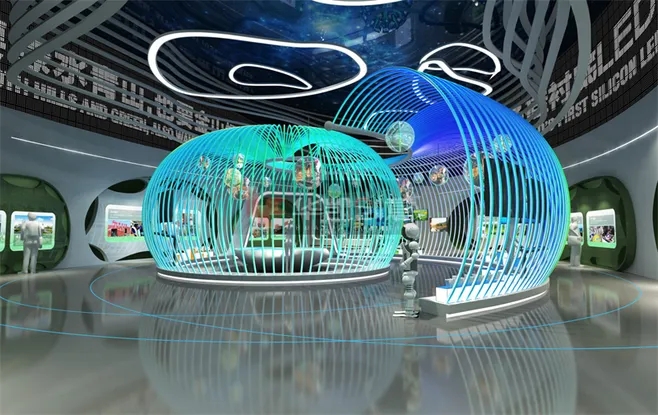 展廳設(shè)計(jì) ，展廳 ，鑫時(shí)空